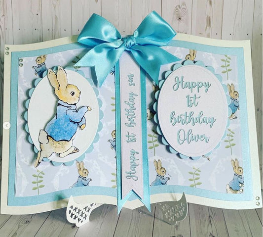 Personalised Peter Rabbit Book Card image 0