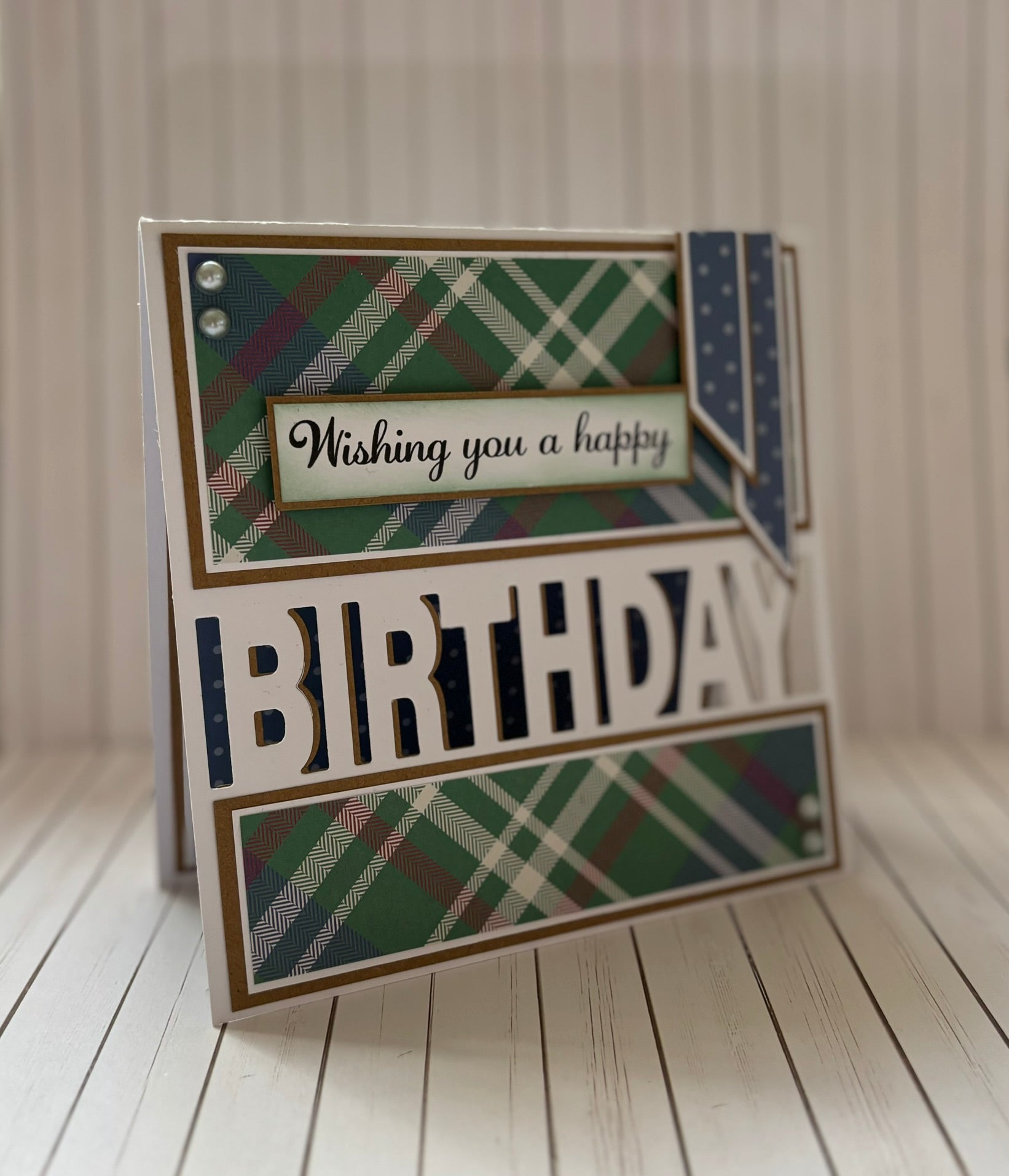 Happy Birthday "cut in" card image 1