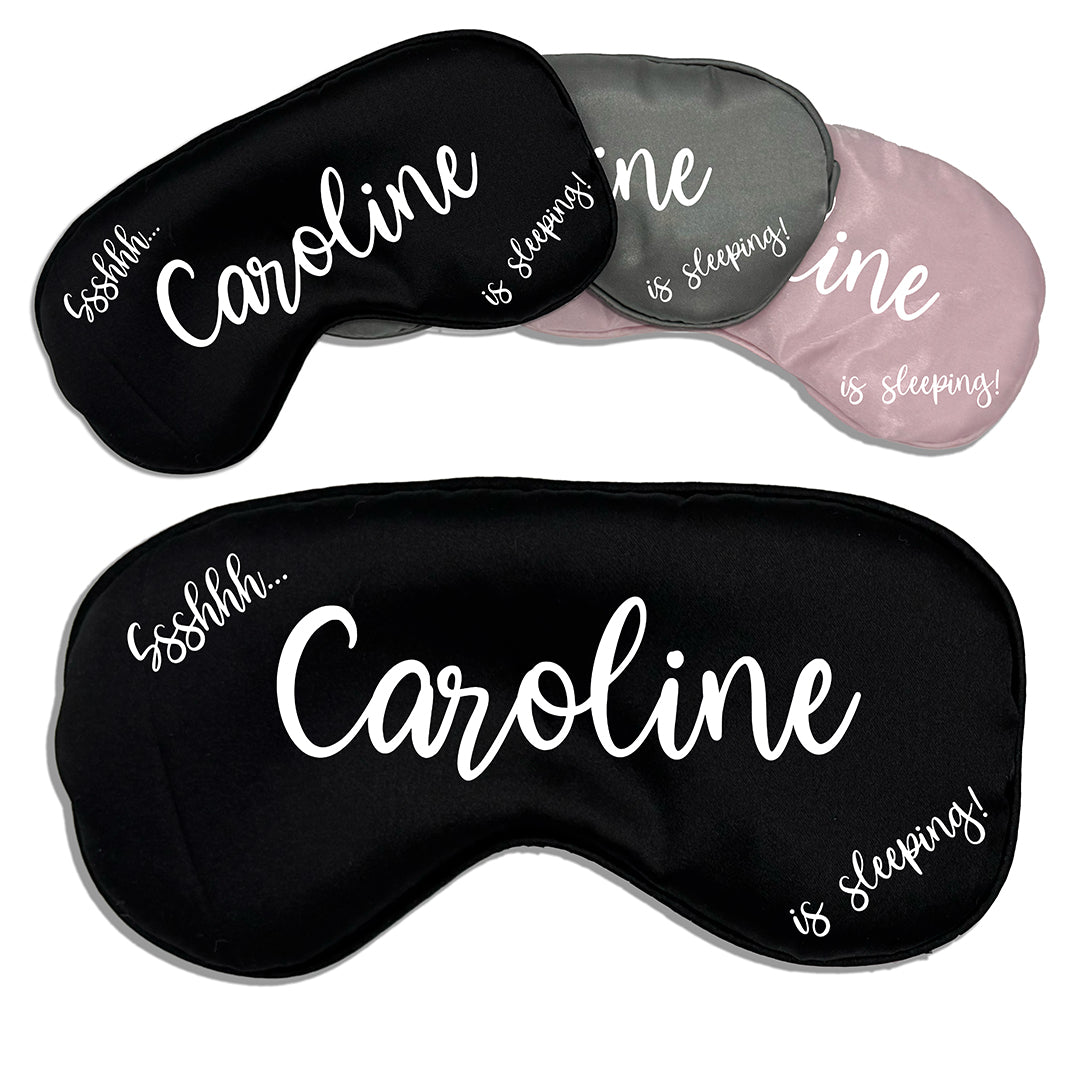 Personalised Satin Eye Mask