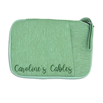 Personalised Cable or Accessory Case - Pastel Colours