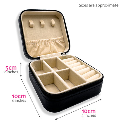 Personalised Luxury Mini Travel Jewellery Box