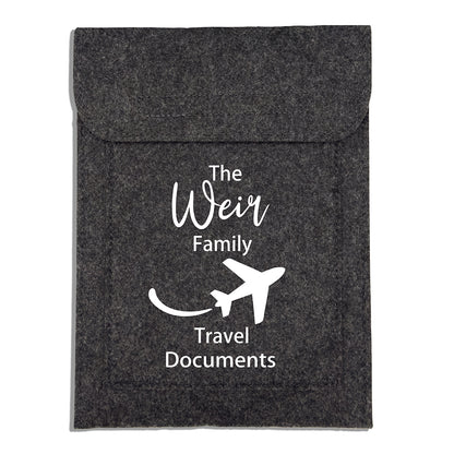 Personalised Travel Documents Wallet