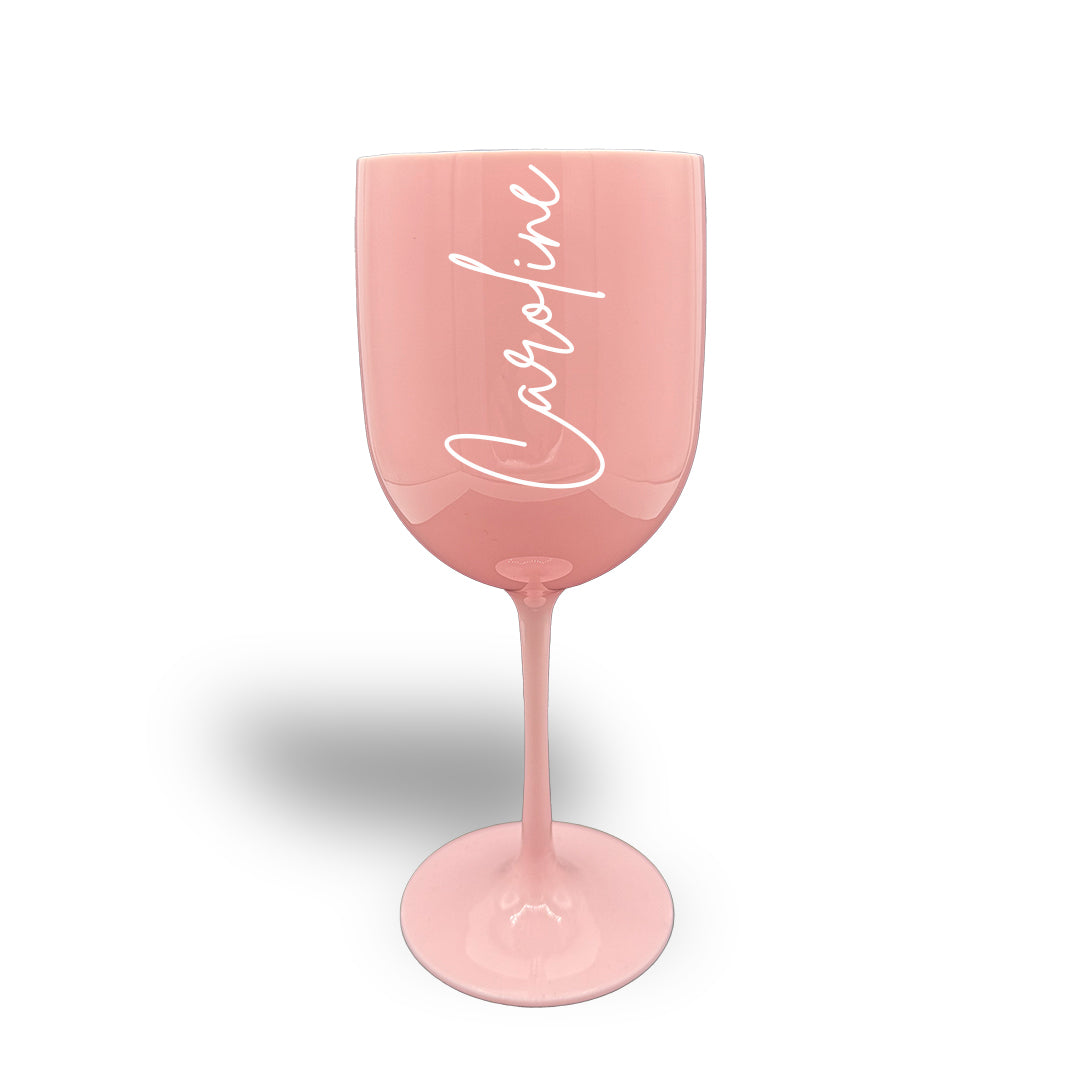 Personalised Large Plastic Wine Glasses - 500ml