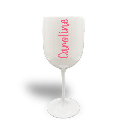 Personalised Large Plastic Wine Glasses - 500ml