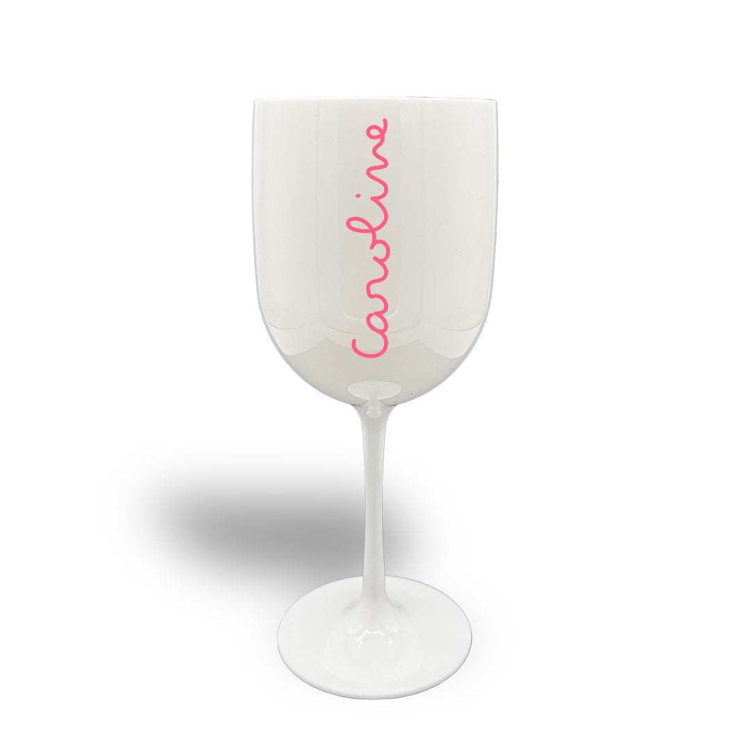 Personalised Large Plastic Wine Glasses - 500ml