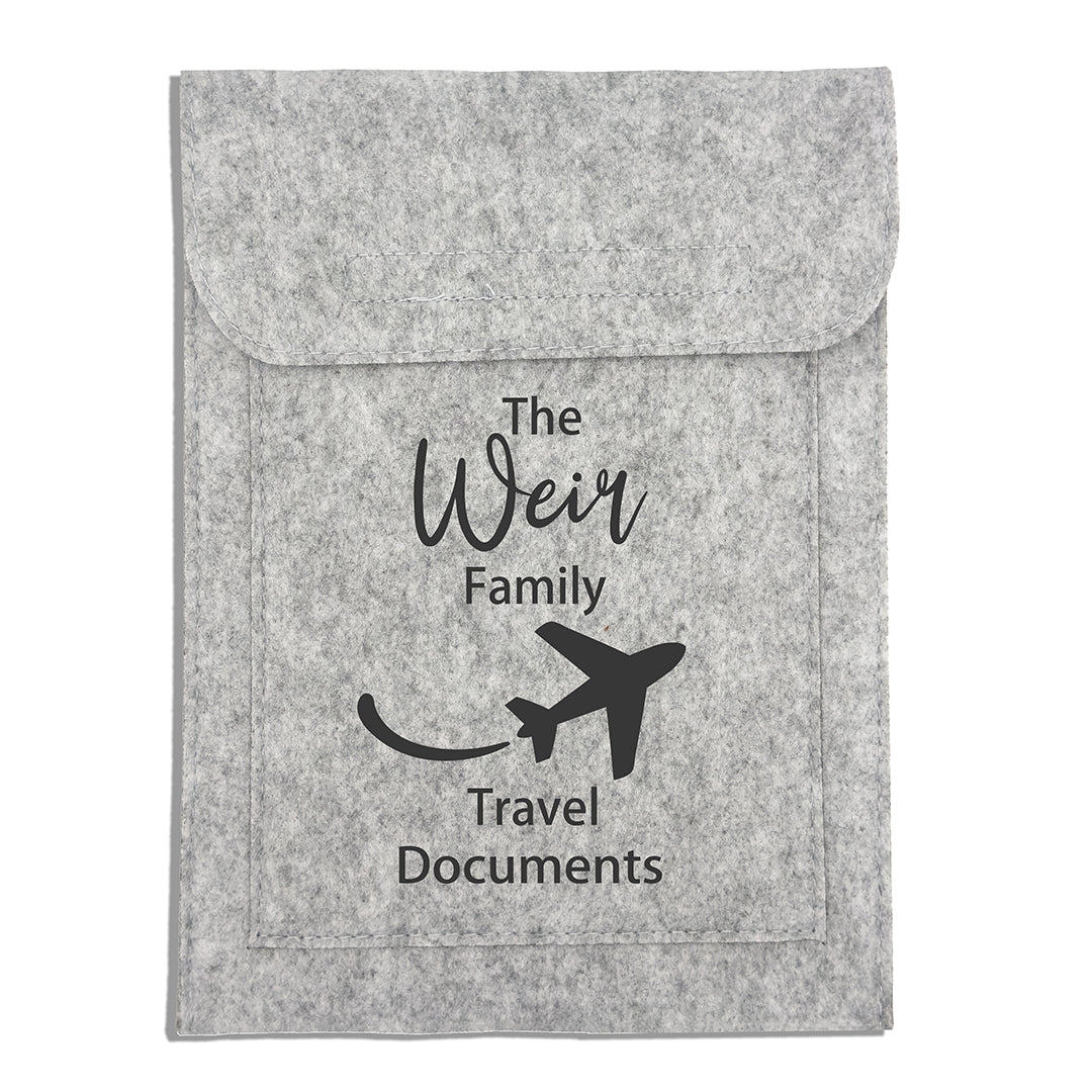 Personalised Travel Documents Wallet