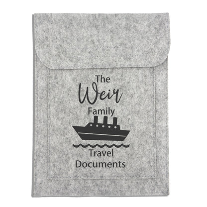 Personalised Travel Documents Wallet