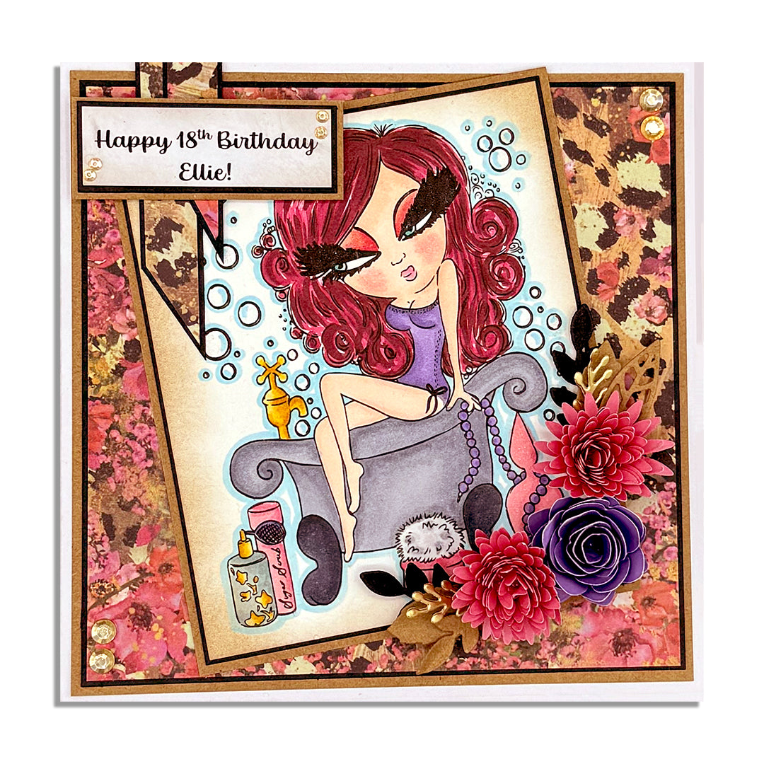 Personalised Diva Birthday Card