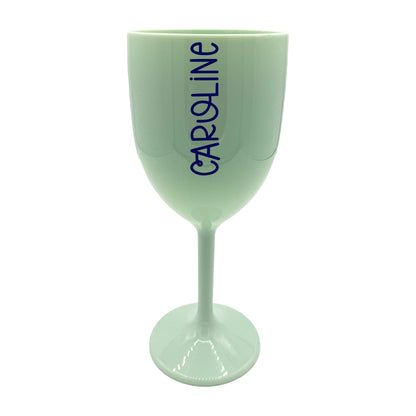 Personalised Small Plastic Wine Glasses - 300ml