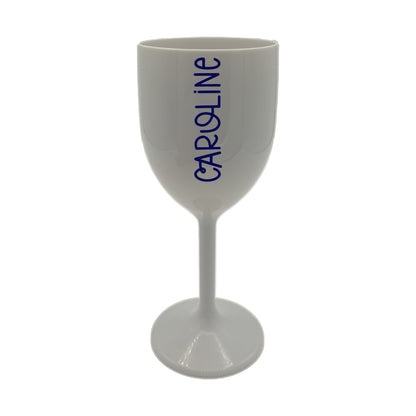 Personalised Small Plastic Wine Glasses - 300ml