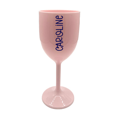 Personalised Small Plastic Wine Glasses - 300ml