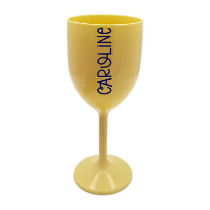 Personalised Small Plastic Wine Glasses - 300ml