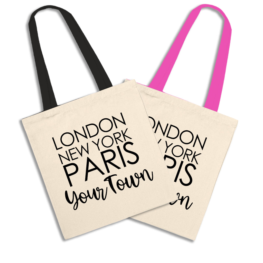 Fashion Capitals Tote Bag - Add Your Town