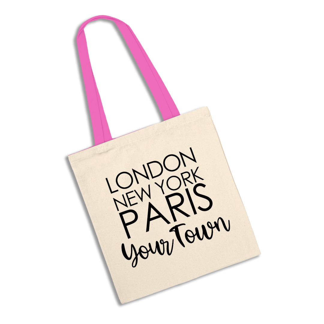 Fashion Capitals Tote Bag - Add Your Town